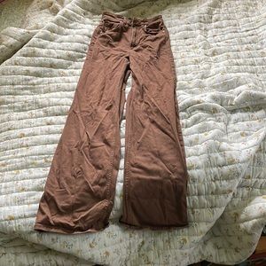 Brown Flare Pants